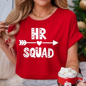 HR Squad Shirt, Human Resources Shirt for Her, Recruiter Gift, HR Matching Tee, HR Manager Shirt, Office T-Shirt, Human Resources Tee