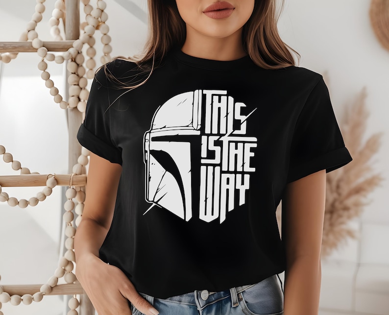 This Is The Way Shirt – Mandalorian & Star Wars Disney Tee, Galaxy’s Edge Disneyland Shirt, Perfect Gift for Him image 4
