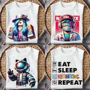 Eat Sleep Roblox Repeat Shirt, Roblox Fan Shirt, Roblox Lover Tee, Streamer Shirt, Kids Roblox Shirt, Roblox Pieces Shirt, Gaming Shirt