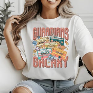 Guardians of the Galaxy Shirt | Cassette Tape Tee | Vintage Concert Shirt | Star Wars Shirt | Retro Galaxy Tee | 80s Style T-Shirt