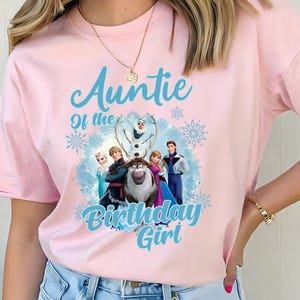 Custom Frozen Birthday Shirt, Disney Frozen Shirt, Elsa Birthday Shirt, Custom Birthday Shirt, Custom Elsa Shirt, Family Birthday Shirt image 4