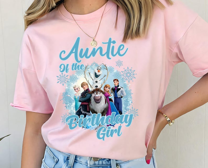 Custom Frozen Birthday Shirt, Disney Frozen Shirt, Elsa Birthday Shirt, Custom Birthday Shirt, Custom Elsa Shirt, Family Birthday Shirt image 4
