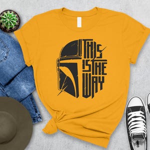 This Is The Way Shirt – Mandalorian & Star Wars Disney Tee, Galaxy’s Edge Disneyland Shirt, Perfect Gift for Him image 5