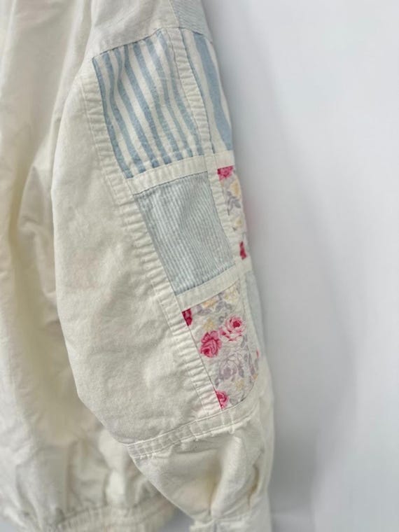 Vintage Current Seen Patchwork Jacket Womens Medi… - image 7