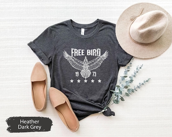Free Bird 1973 Shirt, Free Bird Tee, Eagle Shirt, Thunderbird Shirt, Retro Music Shirt, Boho TShirt, Western TShirt, Country Music Shirt