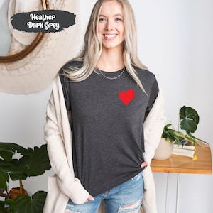 Personalized Heart Tee, Custom Heart Tshirt, Custom Couple Shirts, Custom Text Shirt, Customizable Tees, Custom Lover Tee, Personalized Gift