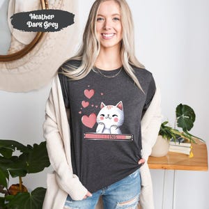 Lovely Cat T-Shirts, Gift for Cat Lovers, Cat Mom Shirt, Cat Dad Tshirt, Cat Lover Gifts, Cat Owner Tshirts, Cat Shirts, Cute Cat T Shirt