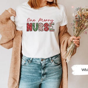 Christmas Nurse Shirt, Nurse Christmas Gift, Christmas TShirt, Nurse T Shirt, Gifts For Nurses, Merry Christmas, Holiday Nurse Shirt