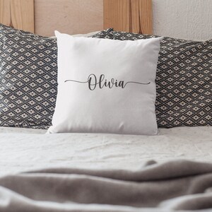 Custom Pillows, Name Pillow Covers, Custom Name Pillow, Last Name Pillow Cover, Personalized Pillow Cases, Personalized Pillow zdjęcie 3