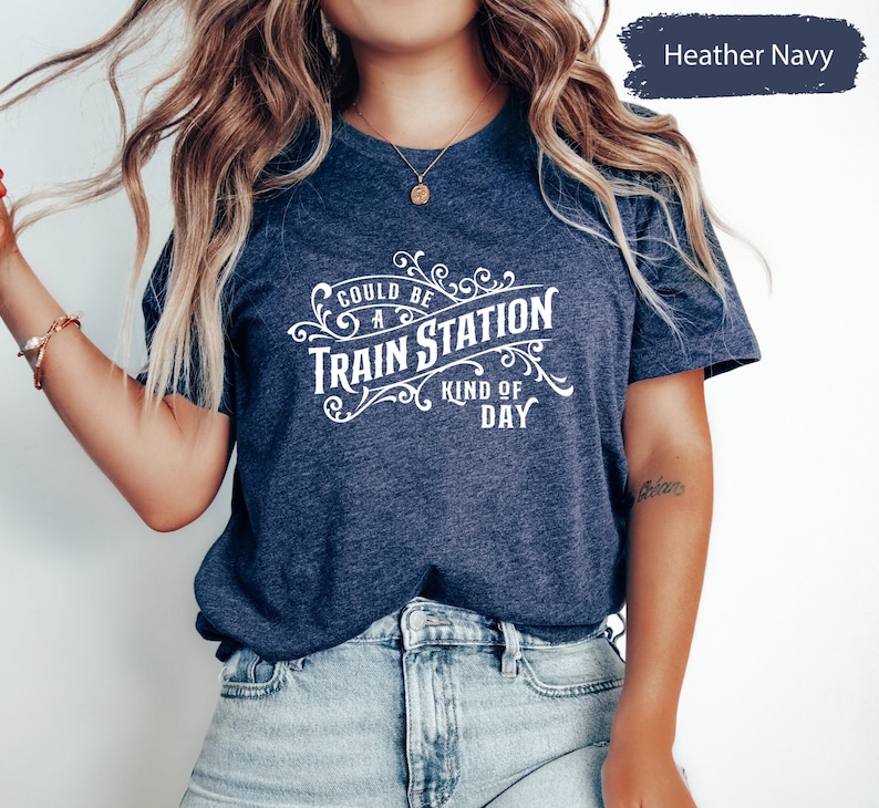 Country Music Shirt, Country Concert Shirt, Western Graphic Tee, Western Shirt, Cowboy Shirt, Could Be Train Station Kinda Day Shirt image 2