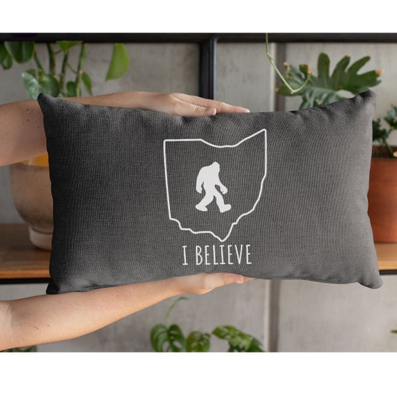 Sasquatch Pillow, Yeti, Bigfoot Gift, Personalized Yeti Pillow, Camping Pillow, Sasquatch Pillow Cover, Camping Pillowcase, PNW Gifts