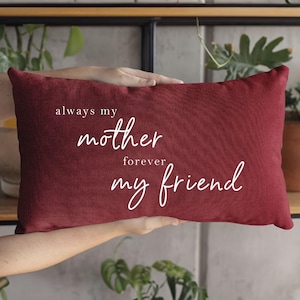 Personalized Forever Mom Pillow, Mothers Day Gift, Custom Mom Pillow, Pillow for Mom, Mom Gift Idea, Gift for Her, Present for Mom, Mom Gift
