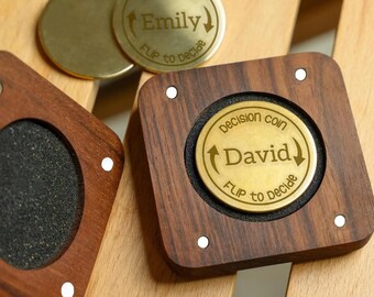 50 Pcs Wood Coin Protection Display Box Storage Ca... - Grandado
