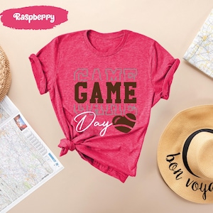 Game Day Shirt, Football Shirt, Match Day Gift, Football Mom Shirt, Football Dad Shirt, Football Shirts, Football Gifts, Gifts for Boyfriend