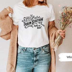 Country Music Shirt, Country Concert Shirt, Western Graphic Tee, Western Shirt, Cowboy Shirt, Could Be Train Station Kinda Day Shirt image 3