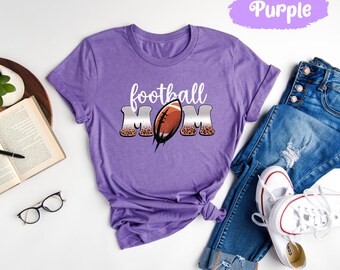 Football Mom, Football Mama, Football Mom Shirt, Game Day Shirt, Mom Christmas Gift, Mom Birthday Gift, Football Shirt, Cute Womens Shirt