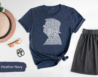 Trump Silhouette T-Shirt, Donald Trump Shirt, Präsidentschaftswahl Shirt, Trump Anhänger T-Shirt, 2024 USA Wahl T-Shirt, Präsident für Trump