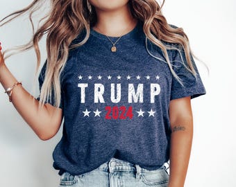 Camiseta de Trump 2024, camiseta de partidario de Trump, camiseta del presidente Trump, camiseta de las elecciones del 4 de julio, camiseta política, camiseta de Donald Trump, camisetas de voto