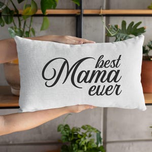 Mothers Day Pillow, Mothers Day Cushion, Mothers Day Gift, Cute Mom Pillow, Personalize Mama Pillow, Gift For Mom, Best Mom Pillow