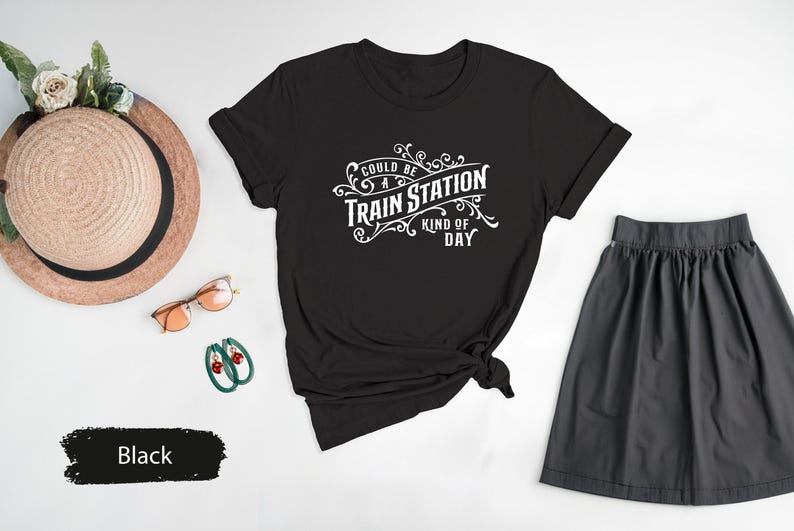 Country Music Shirt, Country Concert Shirt, Western Graphic Tee, Western Shirt, Cowboy Shirt, Could Be Train Station Kinda Day Shirt image 6