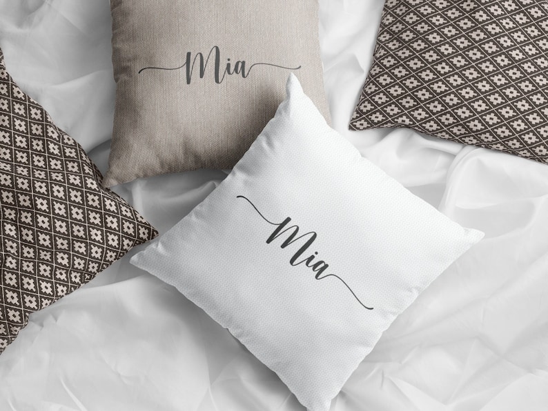 Custom Pillows, Name Pillow Covers, Custom Name Pillow, Last Name Pillow Cover, Personalized Pillow Cases, Personalized Pillow zdjęcie 4