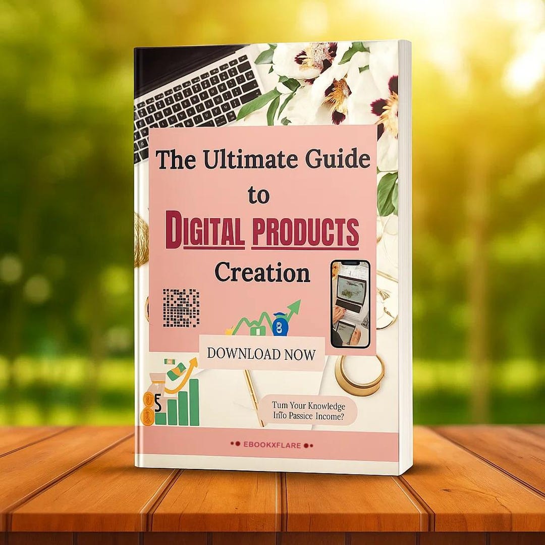 Digital Product Creation Ebook | Step-by-step Guide to Passive Income ...