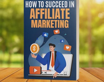 Affiliate Marketing Mastery eBook | Step-by-Step Guide to Passive Income, Make Money Online, Side Hustles & Success PDF Instant Download