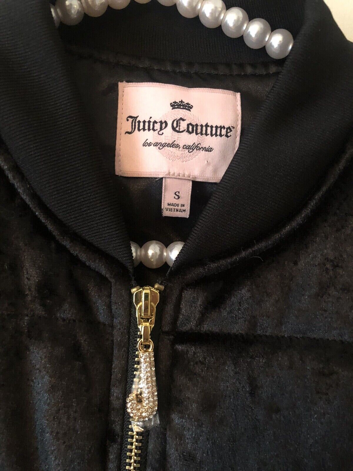 Black velour bomber jacket online