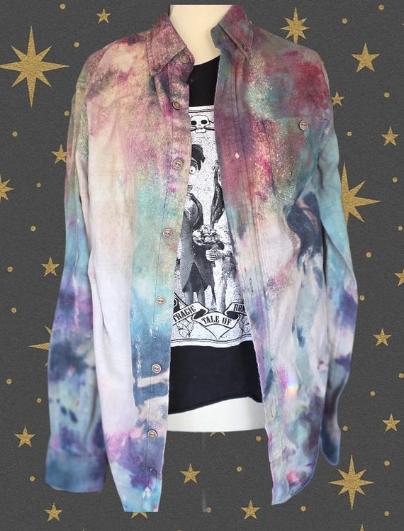 One‑of‑a‑Kind Hand‑Painted Flannel Collection S-XL - image 4