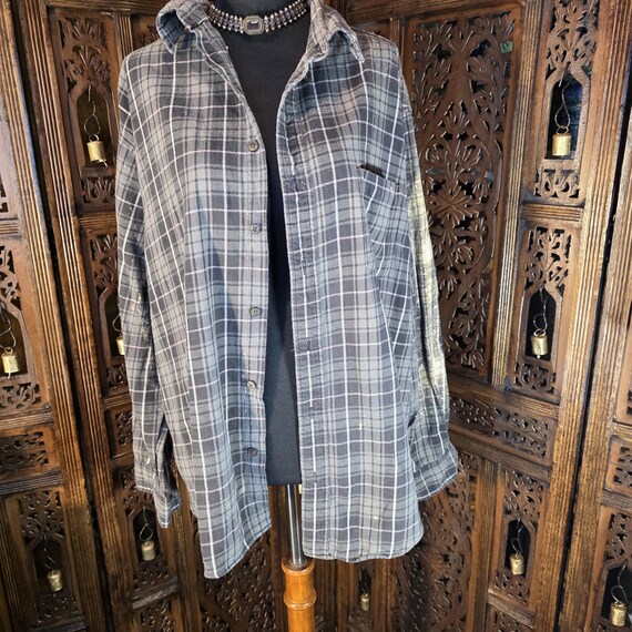 One‑of‑a‑Kind Hand‑Painted Flannel Collection S-XL - image 18