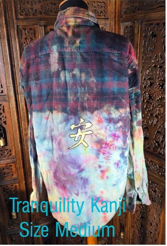 One‑of‑a‑Kind Hand‑Painted Flannel Collection S-XL - image 13