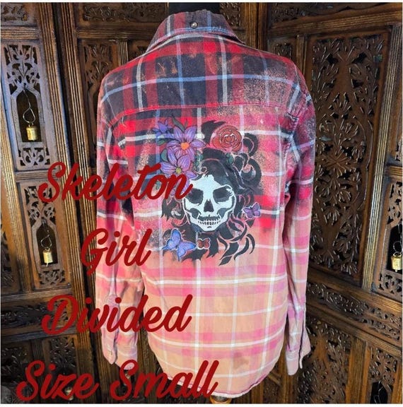 One‑of‑a‑Kind Hand‑Painted Flannel Collection S-XL - image 1