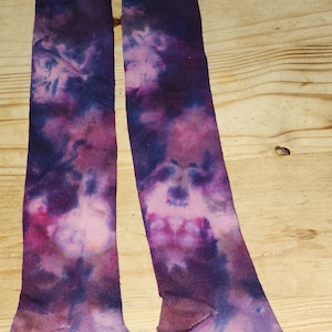 Brand New Tie-Dyed Thigh-High Socks – One Size, Soft Cotton, Non-Slip, Multiple Colors