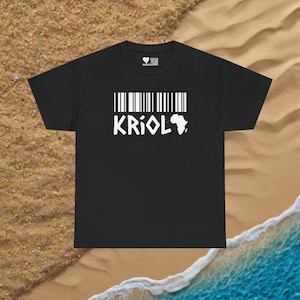 White Love CV Barcode Kriol Africa T-shirt | Cabo Verde islands | Unisex Ultra Cotton Tee | Cape Verde | Love Kriolo | kriola