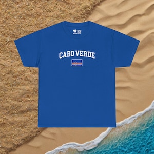 Cabo Verde varsity T-shirt | Cabo Verde flag | Africa | Unisex Ultra Cotton Tee | Cape Verde islands | Love Kriolo