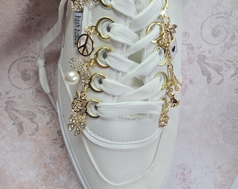 Personalized Shoe Charm – Custom shoelace clip sneaker accessory gift