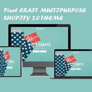 Pixel Craft Multipurpose Shopify Theme Minimal Responsive OS 2.0 Template for Boutique Clothing and Digital Stores