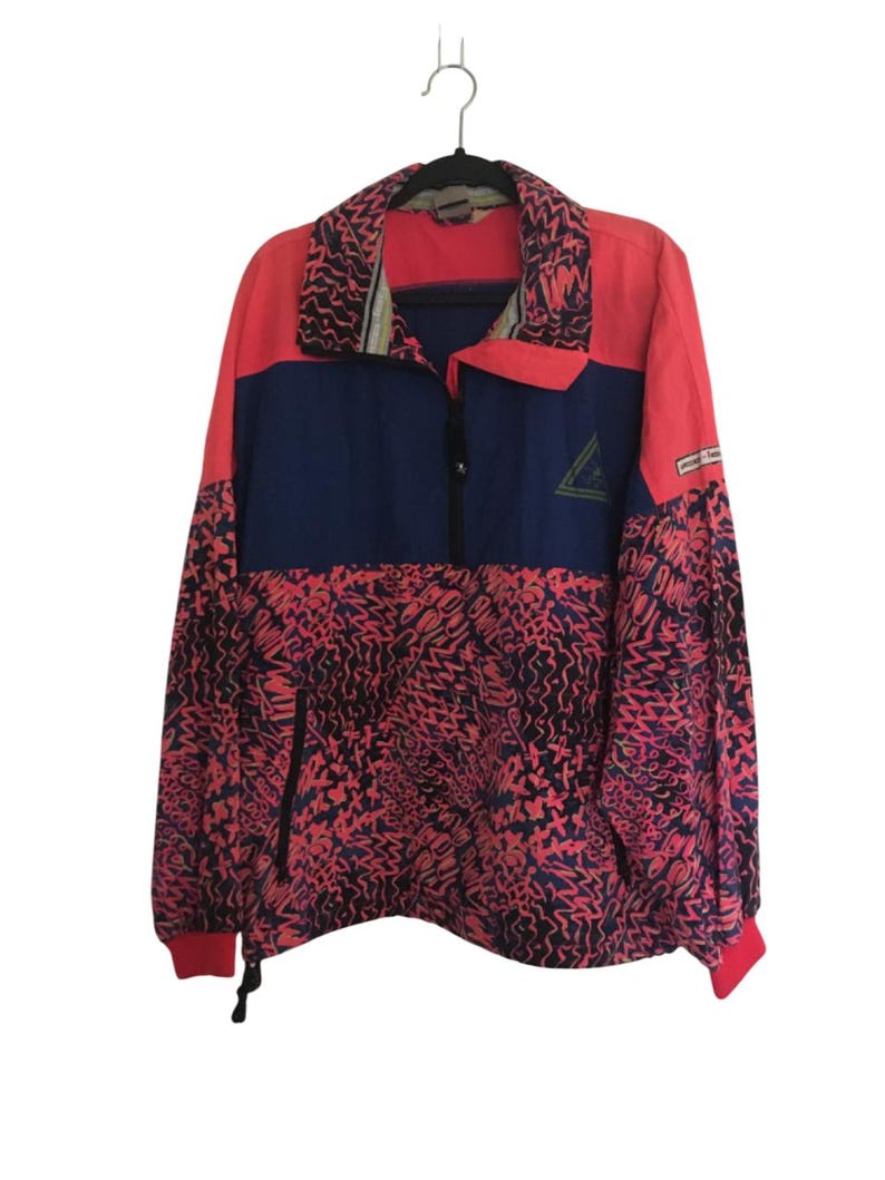 Veste De Ski Ocean Pacific Années 80 Taille M - Réversible Vintage - Occasion Très Bon État