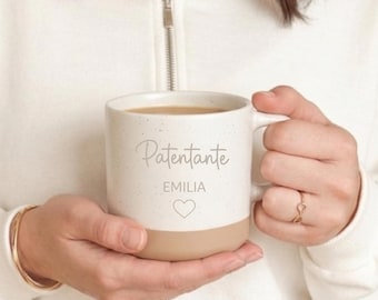 Gift for godmother/godfather, mug with name, godparent gift for christening, birthday gift for godmother/godfather, godparents, godchild