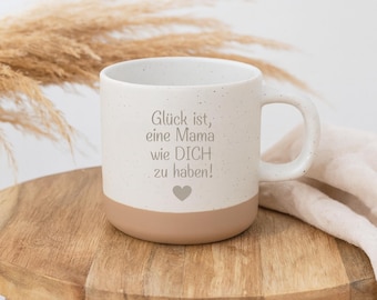 Personalized Mug | Coffee Cup | Gift for Mom, Dad, Grandma, Grandpa | Gift Idea | Happiness is | Stoneware Ceramic | Mother's Day Gifts