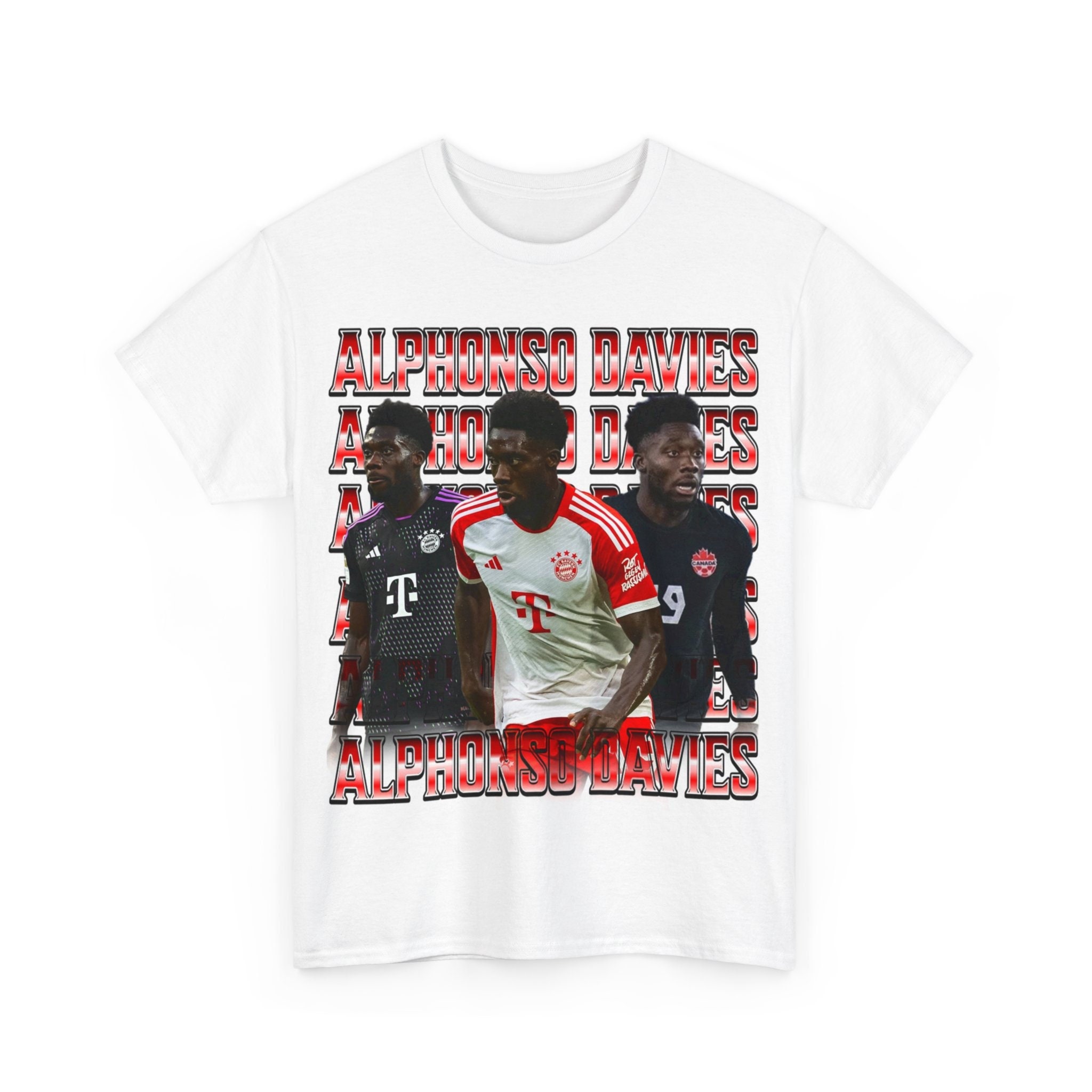 Camiseta Alphonso Davies Canada camiseta Davies Bayern Munich camiseta unisex grafica Phonzie regalo de aficionado al futbol de Canada camiseta unica del Bayern Etsy Espana