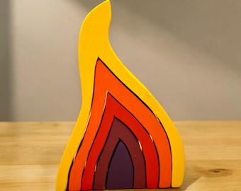 Flame Magic, Montessori Toys, Wooden Toys, Motor Skills Toys, Toddler Toys, Birthday Gift, Educational Toys, Baby Toys