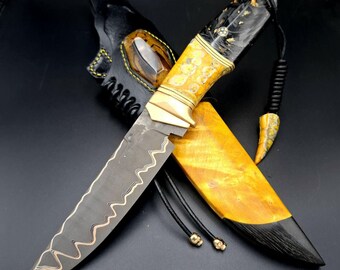 Unique Custom Yakut Type Knife on Order With N690 Stainless Steel Blade ...