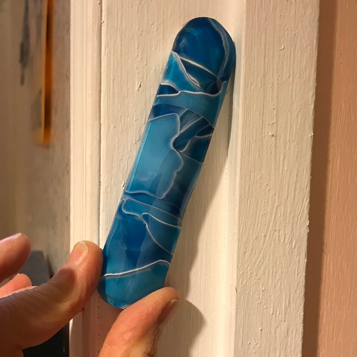 Wedding Shards Mezuzah Fused Glass - Etsy