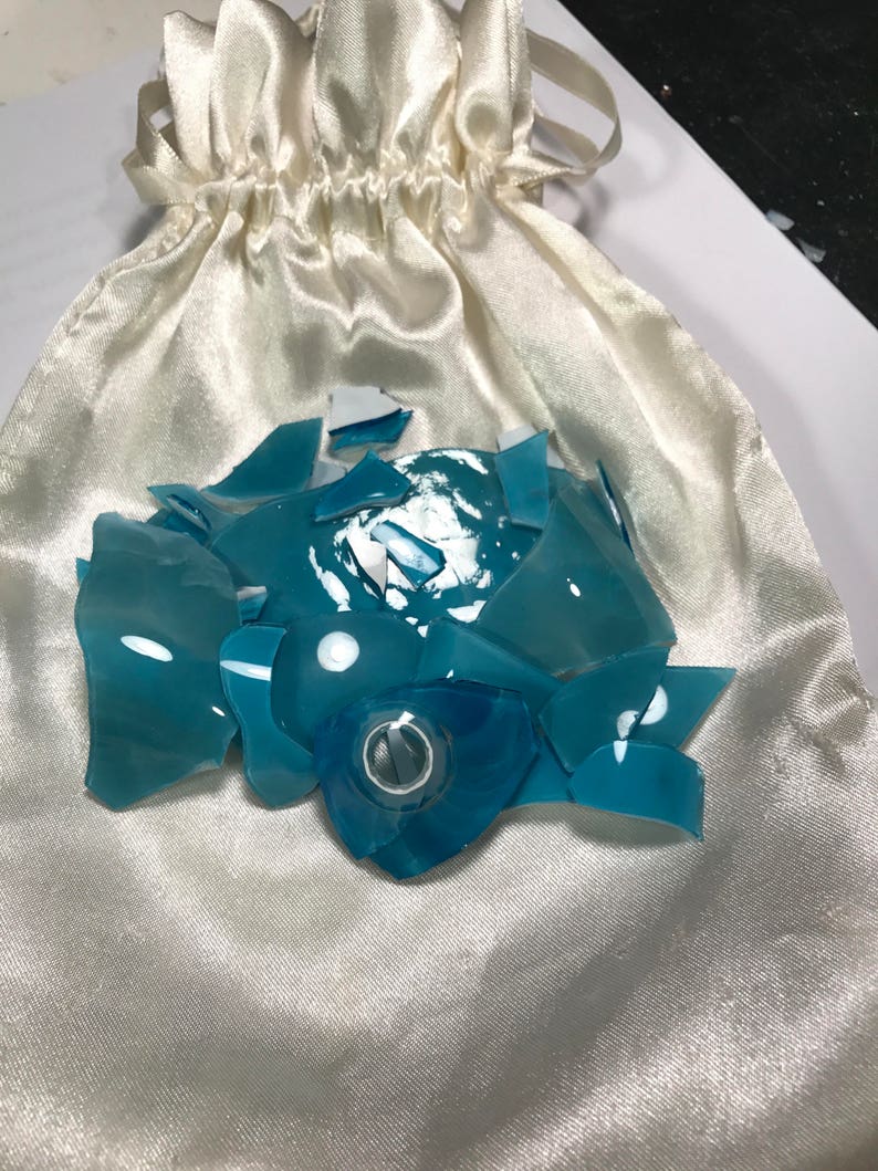 Wedding Shards Mezuzah Fused Glass Etsy