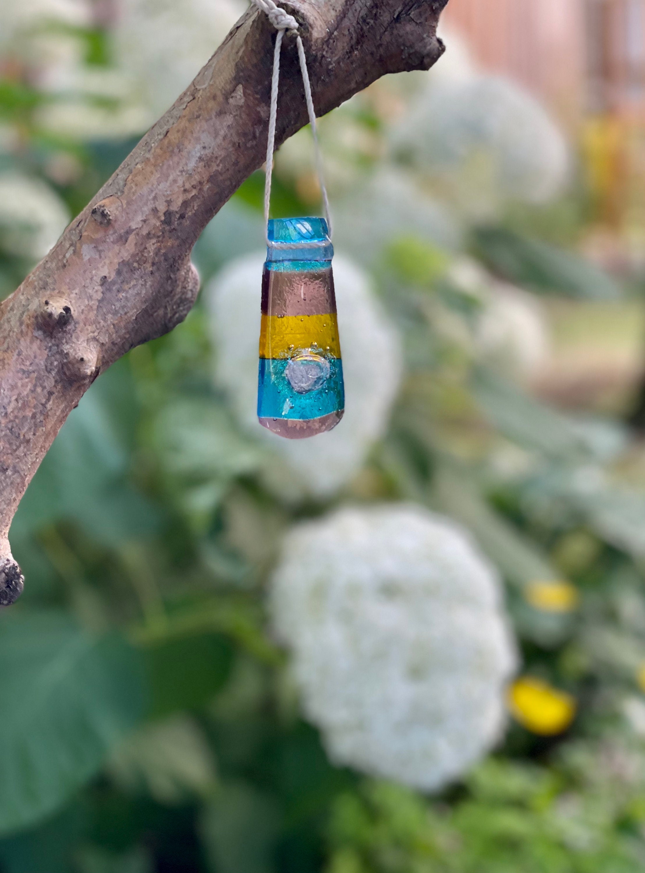 Hanging crystal Shaped Ash Memorial Keepsake Remembrance. You choose color(s), size and design