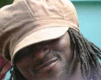 mens hemp hat - page boy