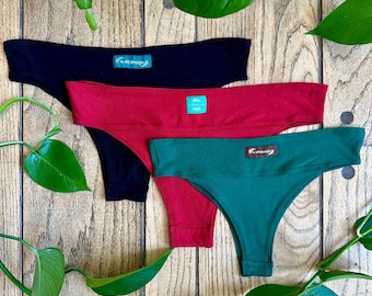 Bamboo Tanga panty - 3 pack deal!