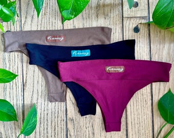 Bamboo Tanga panty - 3 pack deal!