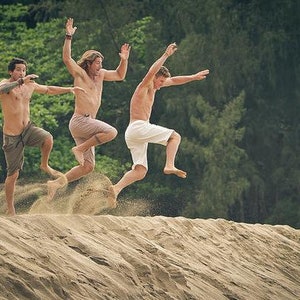 Mens Drawstring Hemp Shorts